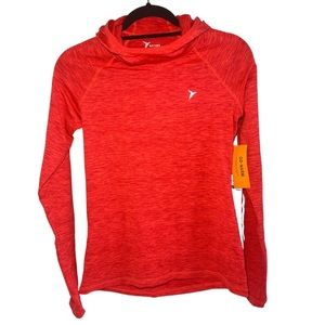 Old Navy Women's Active Go Dry Semi-Fitted Funnel Neck Workout Top, size XS